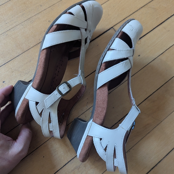 Cobb Hill Aubrey Heel B 9.5 Vanilla Leather - Picture 7 of 9